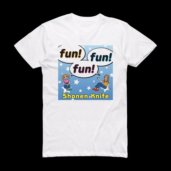 Shonen Knife Fun Fun Fun 1 Album Cover T-Shirt White - Picture 1 of 4